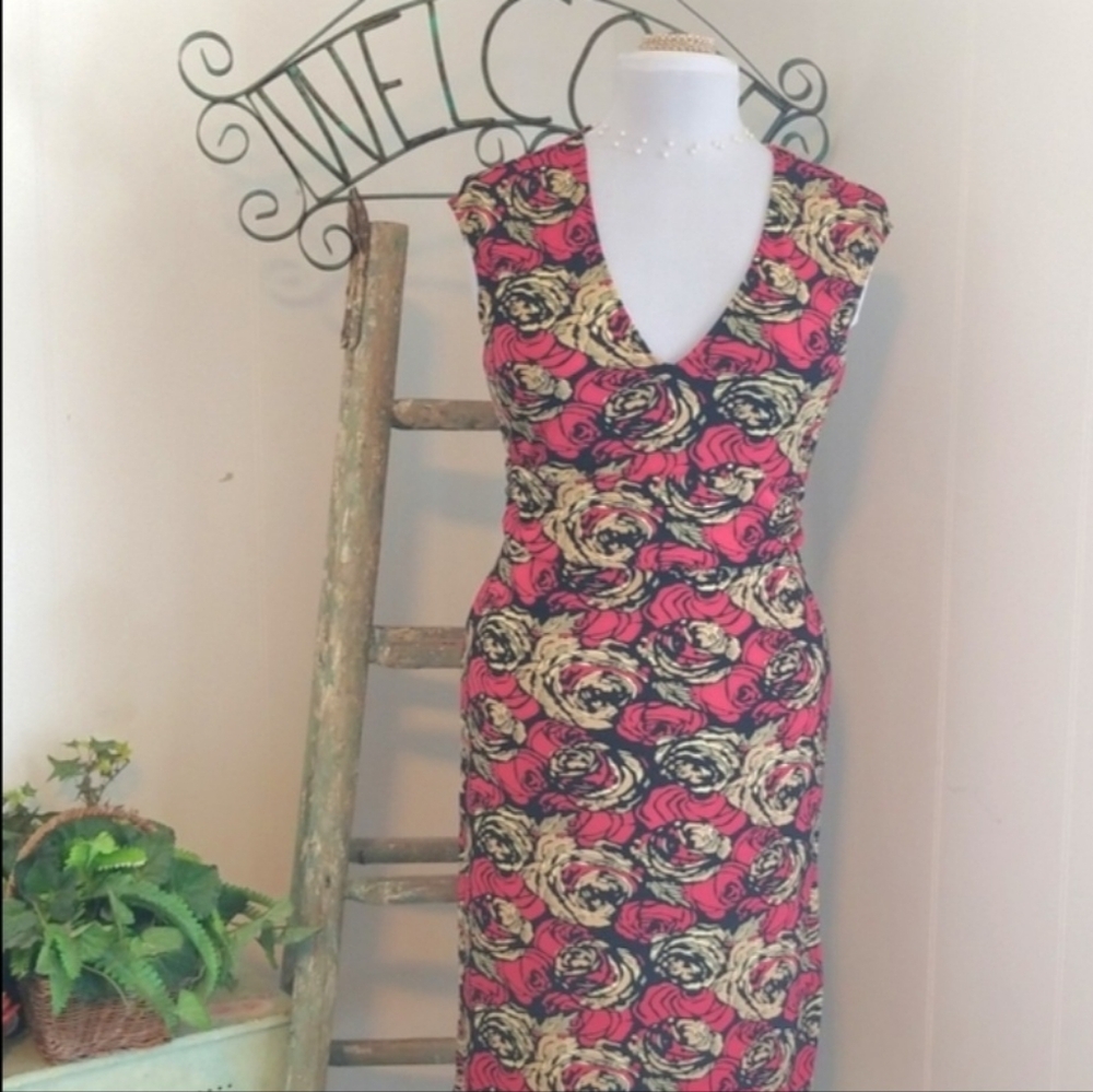 Max & Cleo floral knit dress